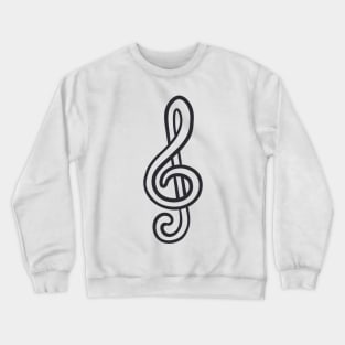 Treble Clef Crewneck Sweatshirt